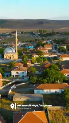 Yukarısebil'e havadan bakış